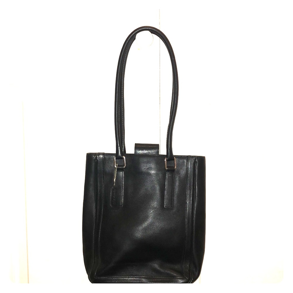 Vintage Coach leather shoulder bag